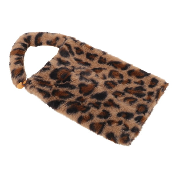 Soporte de Pañuelos para Automóvil Unique Bargains Organizador de Caja de Pañuelos Estampado de Leopardo Plush 10.63"x7.09"x1.18" Estampado de Leopardo 1 Pc