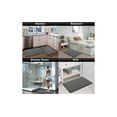 thumbnail image 5 of Yafa Home Fashion 1pc:24" X 35" Bath Rug, Memory Foam; Machine Washable, Water Absorbent & Non-Slip Bathmats(Grey), 5 of 9