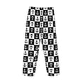 thumbnail image 5 of Goofa Nautical Anchors1 Printed Soft Pajama Pants for Men, Wide Leg Comfy Casual Lounge Yoga Pants-Large, 5 of 9