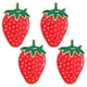 thumbnail image 1 of Juego de 4 broches de joyería para fiesta de graduación, broches de moda, alfileres de solapa, pinzas para el cuello, accesorios de fruta de fresa para ropa y bolsos., 1 of 6