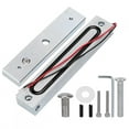 thumbnail image 4 of Cerradura de puerta magnética eléctrica DC12V 110kg, cerraduras impermeables IP68, seguridad en el hogar, 4 of 9