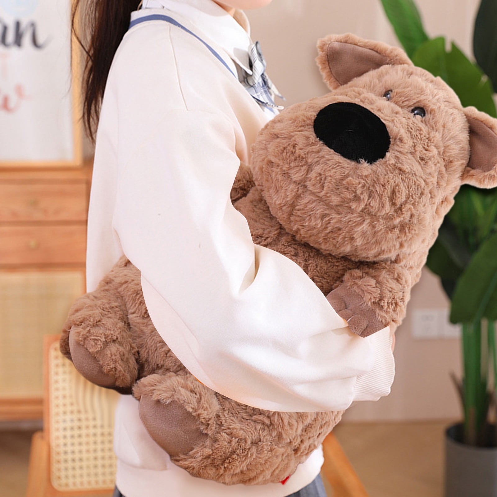 RUIG 15 Inch Farm Animal Cute Plush Toys - Brown Puppy, White Rabbit & Pink Pig Stuffed Animals,Stuffed Animals Gifts for Baby Shower Birthday Party Prizes and Table Decor