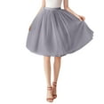 thumbnail image 1 of Jupes pour Femmes Grande Jupe Tutu Jupon Court Robe de Bal Danse Soirée Vêtements d'Été pour Femmes GY2 Taille Unique, 1 of 4