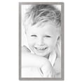 thumbnail image 2 of ArtToFrames 26" x 47" Classic Silver Picture Frame, 26x47 inch Silver Wood Poster Frame (WOM-4926), 2 of 7