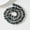 Black Porcelain, variant on 50 Pcs Liuli Wheel Beads, 8-12mm Faceted Gold Sand Rose Pattern Glass Craft Beads with 1.5mm Hole, Loose Beads for DIY Jewelry Making Accessories (White Porcelain Pink, 6 * 8mm)