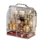 1PC Makeup Storage Organizer With Lid And Drawers Acrylic Cosmetic Display Case