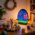 thumbnail image 3 of ddioayh LED Night Light Plug and Play Acrylic Easter Egg Sign with 70 Inches Data Cable for Bedroom Decor Warm Soft Lighting, 3 of 7