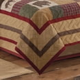 thumbnail image 3 of Tan Faux Suede &Red Queen Bed Skirt, 3 of 4