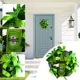 thumbnail image 6 of Dongrere St. Patrick's Welcome Wreath Irish Day Decorative Flower Ring Spring-wreath for Indoor and Outdoor, 6 of 9