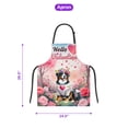 thumbnail image 5 of Hello Valentine’s Day Bernese Mountain Dog Flower Crown Romantic Pink Floral Apron Berner Lover Gifts for Cooking Grilling Baking Painting Gardening - 00031, 5 of 5