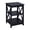 Black, variant on Pemberly Row Contemporary Square End Table in Black Wood Finish