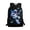 Blue Astronaut with Guitar & Butterflies, variant on Rainbow Capybara Artist School Backpack for Travelers, 17 Inchs Large Storage Space Wear Resistant Daypack for Daily Use Work