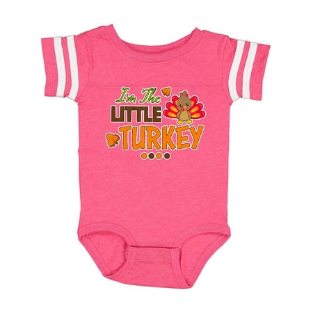 

Inktastic Thanksgiving Im The Little Turkey Gift Baby Boy or Baby Girl Bodysuit
