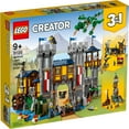 thumbnail image 3 of LEGO Creator 3 in 1 Medieval Castle Toy, Transforms from Castle to Tower to Marketplace, Includes Skeleton and Dragon Figure, with 3 Minifigures and Catapult, 31120, 3 of 8