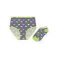 thumbnail image 6 of Wonder Nation Girls Socks & Briefs Set, 7+7 Pack, 6 of 11