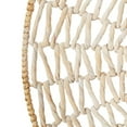 thumbnail image 5 of DecMode Cream Dried Plant Handmade Woven Basket Plate Wall Decor (3 Count), 5 of 9