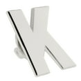 thumbnail image 2 of PinMart's Silver Letter K Alphabet Lapel Pin, 2 of 3