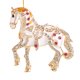 thumbnail image 1 of Adornos navideños con forma de caballo Decoración colgante con brillantes en forma de caballo Adorno acrílico para el árbol de Navidad para fiestas de invierno y Navidad Decoración para el hogar, 1 of 7