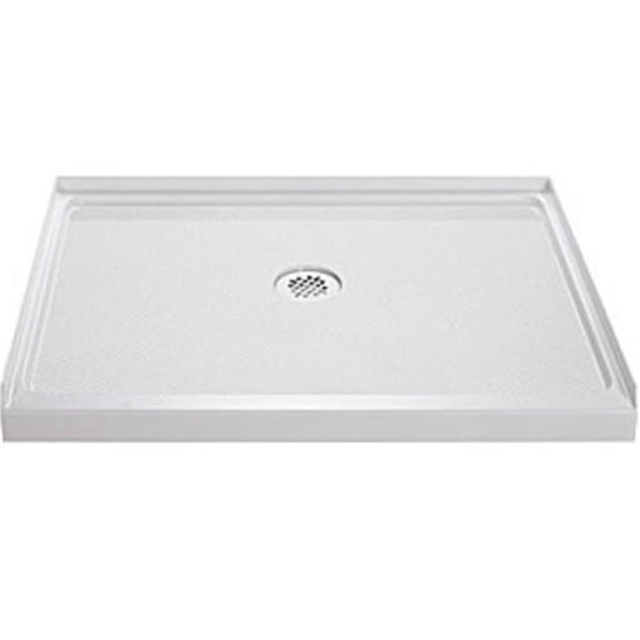 SlimLine Shower Base - White - 36 in. x 48 in. - Slip-Resistant Design