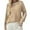 DT--Khaki, variant on DailyTrove Women's Color Block Turtleneck Knit Sweater, Long Sleeve, Casual Office & Weekend Wear, Soft Wool Blend, Relaxed Fit, Plus Size Friendly