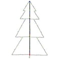 thumbnail image 6 of vidaXL Christmas Cone Tree 200 LEDs Indoor and Outdoor 3x5 ft, 6 of 8