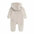 thumbnail image 4 of GZEFJRQM Baby Fleece Hooded Jumpsuit Newborn Baby Bear Fleece Outfit Footie Jumpsuit Winter Romper Snowsuit Onesies Bear Suit Warm Hooded Outfits, 4 of 8