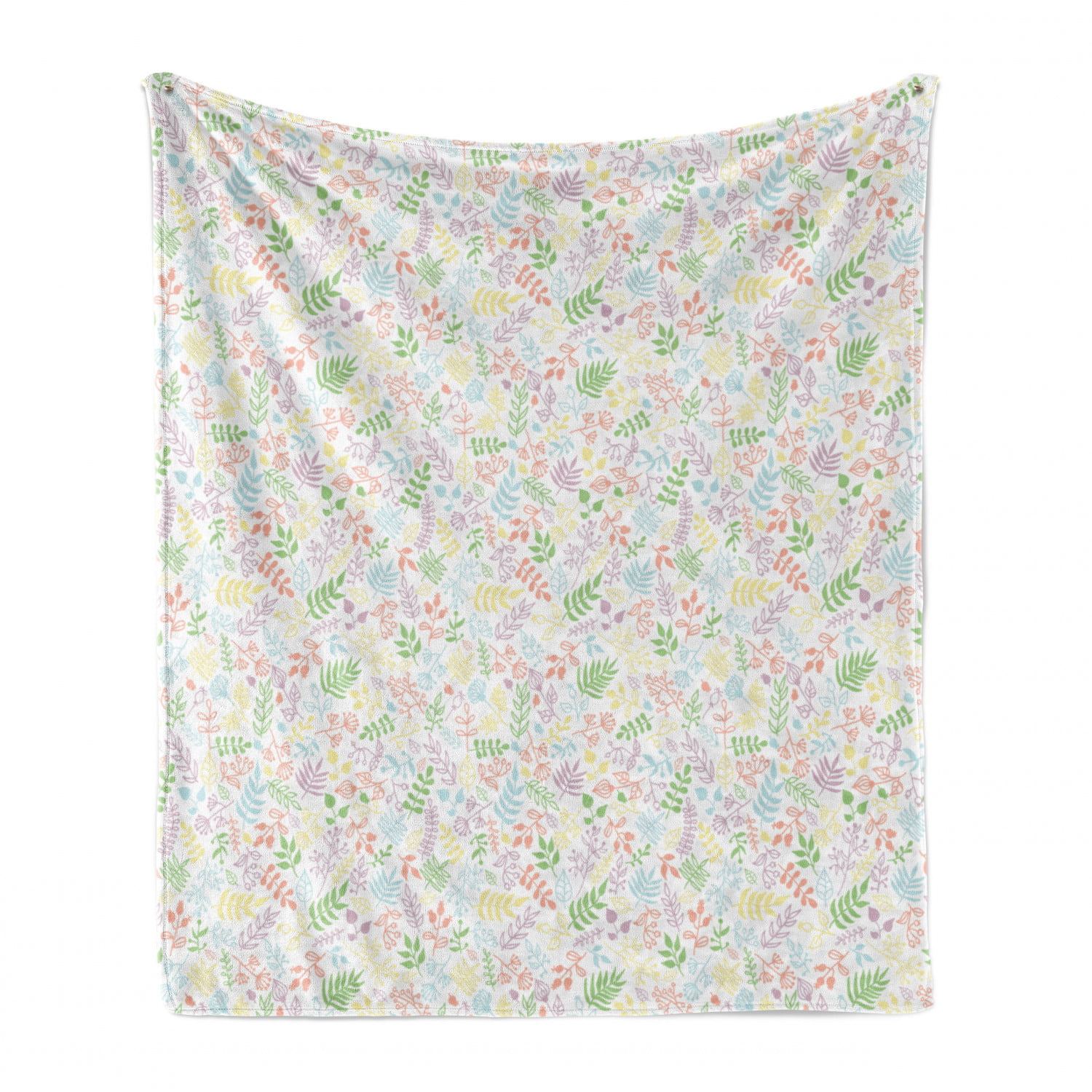 Cozy Plush for Indoor and Outdoor Use 60 x 80 Peonies Peas Roses Bouquet Butterflies Pastel Tones Bridal Theme Pale Pink Green Ambesonne Shabby Flora Soft Flannel Fleece Throw Blanket 