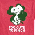 thumbnail image 3 of Peanuts -  Too Cute To Pinch - Men's Short Sleeve Graphic T-Shirt, 3 of 6