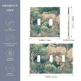 thumbnail image 2 of Yayeee Toggle Light Switch Wall Plate 3-Gang 6.37"x4.48" Decorative Outlet Cover, Floral Forest Pattern, 2 of 7