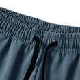 thumbnail image 5 of Besolor Plus Size Athletic Shorts for Men Wide Leg Elastic Waist Drawstring Casual Quick Dry Workout Running Shorts with Zipper Pocket(X-Large,Gray), 5 of 6