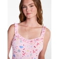 thumbnail image 4 of No Boundaries Ruffle Neck Sleep Romper, Women's XS-XXL, 4 of 5