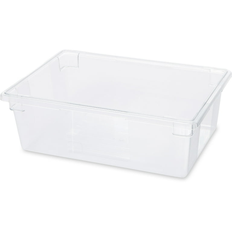 Rubbermaid Commercial 12.5-Gallon Food/Tote Boxes - Transporting, Storing - Dishwasher Safe - Clear - Plastic, Polycarbonate Body - 6 / Carton Rubbermaid Commercial 12.5-Gallon Food/Tote Boxes - Transporting, Storing - Dishwasher Safe - Clear - Plastic, Polycarbonate Body - 6 / Carton