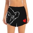 thumbnail image 2 of Salouo French Bulldog Print Women's 2 in 1 Running Shorts Double-Layer Shorts Athletic Workout Gym Yoga Shorts Running Shorts for Women-Large, 2 of 7