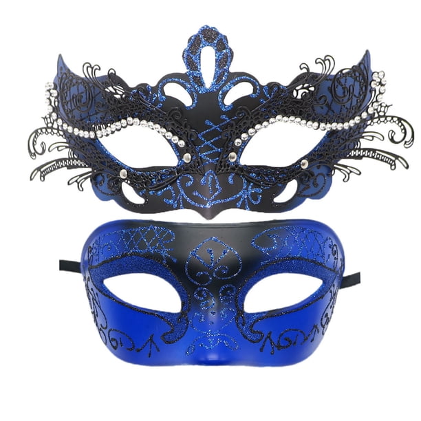 Máscara de maquillaje para carnaval, para hombres y mujeres, máscara romana de carnaval, máscara de metal de hierro para actuación, máscara de maquillaje para fiesta, máscara estilo pareja para hombre
