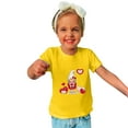 thumbnail image 6 of Wavsuf Kids T-Shirts for Boys Printed Crew Neck Casual Summer Yellow Shirts Size 7-8 Years, 6 of 6