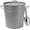 Gray, variant on 3Qt Chartreuse Galvanized Ice Bucket with Lid, Scoop & Handles - Ideal for Cocktails, Parties, BBQs, Wine & Champagne. Double-Layer Insulated Outer & Galvanized Inner Layer