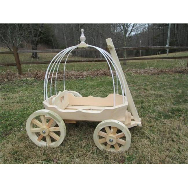 Large Angel Carriage in Gloss White Wedding Carriage for Children 