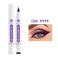 thumbnail image 1 of 2 Pcs Crayon Eyeliner Liquide Double Extrémité Séchage Rapide Résistant à L\'eau Maquillage des Yeux, 08, 1 of 3