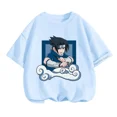 thumbnail image 2 of Camiseta de moda para niños Sasuke, ropa de Naruto para niño y niña, Yuzhi Bo Sasuke, ropa de dibujos animados para niños, camiseta gráfica informal de Sonic, 2 of 5