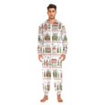 thumbnail image 3 of FORMRS Onesies Pajama for Adults Unisex Hoodie Winter Jumpsuit One Piece Sleepwear, Sizes S-2XL, Red Christmas House, 3 of 7