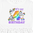 thumbnail image 4 of Inktastic It's My 4th Birthday Unicorn Girls Toddler Dress, 4 of 5