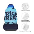 thumbnail image 4 of Rateoe Halloween Trick Or Treat Print Car Seat Cover,Elastic Car Seat Protector,Washable Durable Automotive Seat Cover Car Interior Accessories, 4 of 5