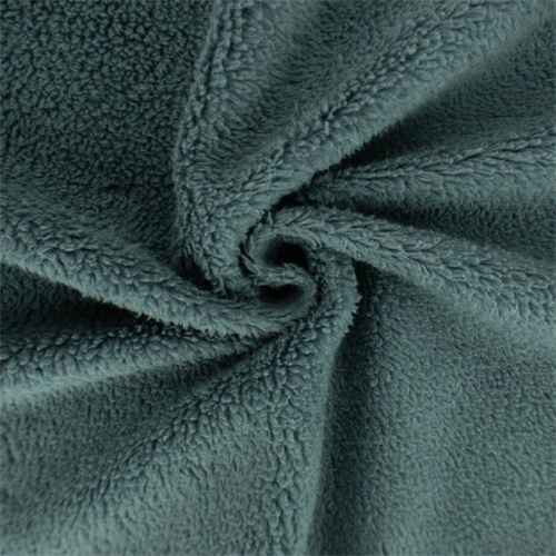Cool Grey Singlesided Berber Fleece, Fabric By the Yard