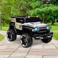thumbnail image 3 of Yesfashion 12V Ride on Car Off-Road Electric SUV Ride on Toy 25W*2 Battery Powered Ride on Toy Vehicle with Remote Control MP3 LED Lights Off-Road Tires, 3 of 10