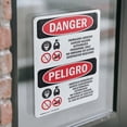 thumbnail image 4 of (2 Pack) Inorganic Arsenic Cancer Hazard Bilingual OSHA Danger Sign, 4 of 7