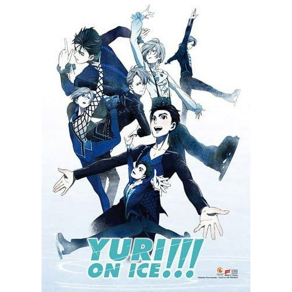 Yuri!!! One Ice Wall Scroll, Poster, One Size, Multicolor