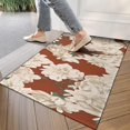 thumbnail image 4 of Pioneer Flower Floral Print Pattern Door Rugs,Washable Non Slip Door Mats Indoor,Decorative Door Mats,Entry Mat Indoor for Entrance,Bedroom,Kitchen,Bathroom,17"x30", 4 of 6