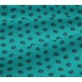 thumbnail image 5 of oneOone Silk Tabby Fabric Leaves & Floral Block Print Fabric By The Yard 42 Inch Wide, 5 of 5
