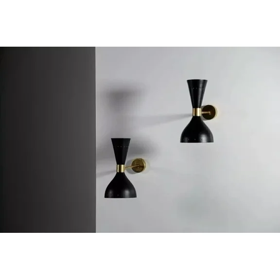 Wall Italian Diabolo Pair Light Stilnovo Modern Sconce Sconces Fixture Style
