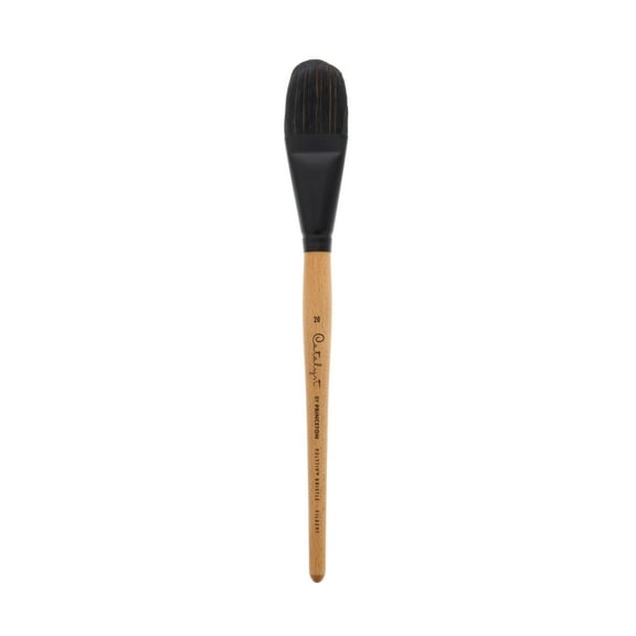 Princeton Brush Catalyst Polytip Long Handle Bristle Brush, Filbert, 20